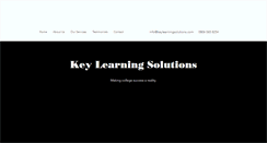 Desktop Screenshot of keylearningsolutions.com